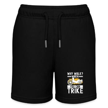 Recumbent Trike Liegetrike Liegedreirad - Stanley/Stella Teenager Bio-Joggingshorts MINI BOLTER - Schwarz - Vorne