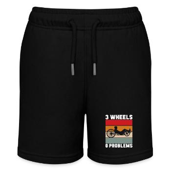 Recumbent Trike Liegetrike Liegedreirad - Stanley/Stella Teenager Bio-Joggingshorts MINI BOLTER - Schwarz - Vorne