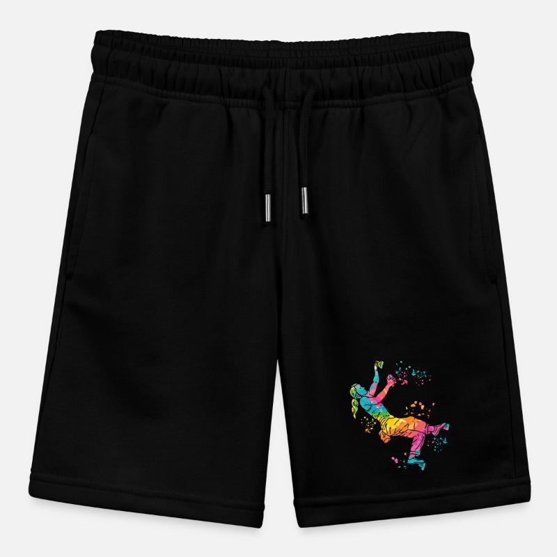 Boulderer Colorsplash Boulder Bouldering Stanley/Stella MINI BOLTER Organic Teen Jogging Shorts