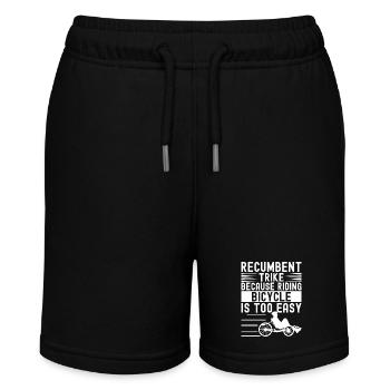 Recumbent Trike Liegetrike Liegedreirad - Stanley/Stella Teenager Bio-Joggingshorts MINI BOLTER - Schwarz - Vorne