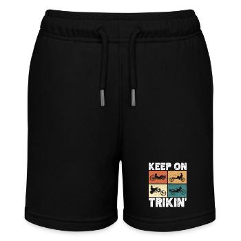 Recumbent Trike Liegetrike Liegedreirad - Stanley/Stella Teenager Bio-Joggingshorts MINI BOLTER - Schwarz - Vorne