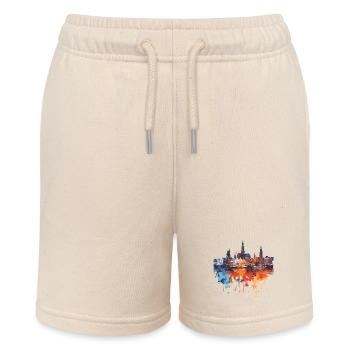 Land van Cuijk - Stanley/Stella Teenager Bio-Joggingshorts MINI BOLTER - Natur - Vorne