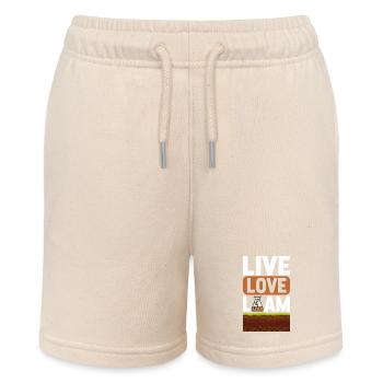 Bodenwissenschaftler Soil Science - Stanley/Stella MINI BOLTER Organic Teen Jogging Shorts - soft Ecru - Front