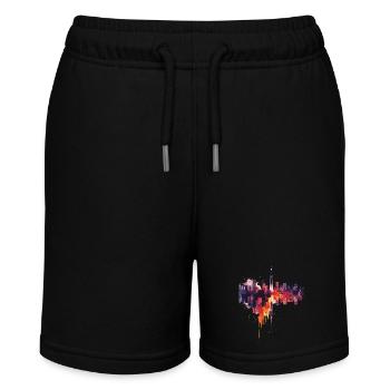 Yamato - Stanley/Stella Teenager Bio-Joggingshorts MINI BOLTER - Schwarz - Vorne