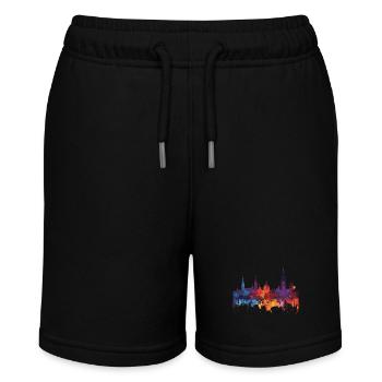 Gnesen - Stanley/Stella Teenager Bio-Joggingshorts MINI BOLTER - Schwarz - Vorne