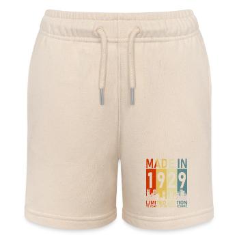 1929 Geburtstag: Legendäres Retro-Geschenk - Stanley/Stella Teenager Bio-Joggingshorts MINI BOLTER - Natur - Vorne