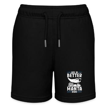 Raies Manta Grandes créatures marines Manta - Short bio MINI BOLTER Stanley/Stella Ado - noir - Devant