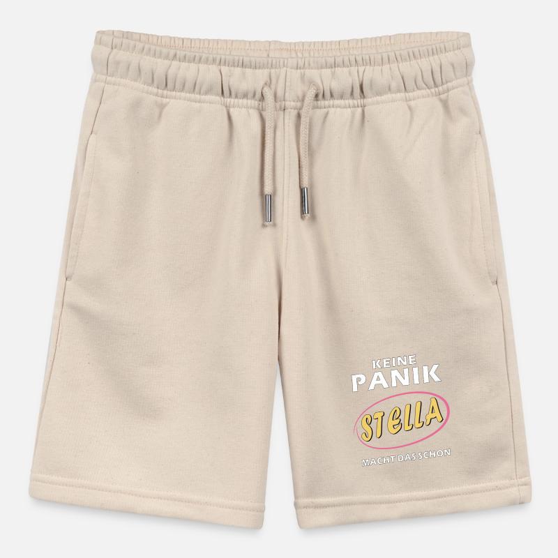 DON'T PANIC STELLA WILL DO IT Stanley/Stella MINI BOLTER Organic Teen Jogging Shorts