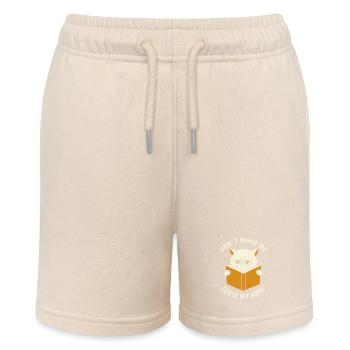 Zwinge mich nicht, mein Buch zu schließen - Stanley/Stella Teenager Bio-Joggingshorts MINI BOLTER - Natur - Vorne