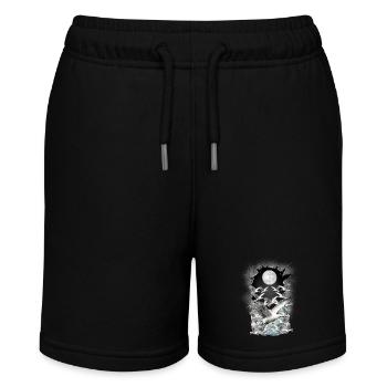 maritime, mouette, mouettes - Short bio MINI BOLTER Stanley/Stella Ado - noir - Devant