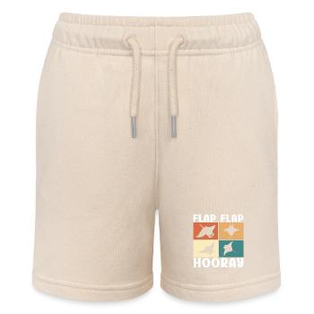 Mantarochen Großer Manta Meeresbewohner - Stanley/Stella Teenager Bio-Joggingshorts MINI BOLTER - Natur - Vorne