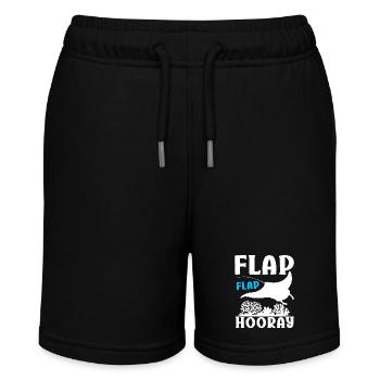 Manta Rays Great Manta Sea Creatures - Stanley/Stella MINI BOLTER Organic Teen Jogging Shorts - black - Front
