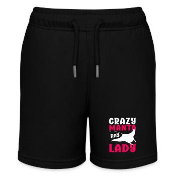 Manta Rays Great Manta Sea Creatures - Stanley/Stella MINI BOLTER Organic Teen Jogging Shorts - black - Front