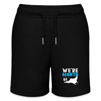 Manta Rays Great Manta Sea Creatures - Stanley/Stella MINI BOLTER Organic Teen Jogging Shorts - black - Front