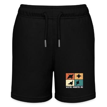 Manta Rays Great Manta Sea Creatures - Stanley/Stella MINI BOLTER Organic Teen Jogging Shorts - black - Front