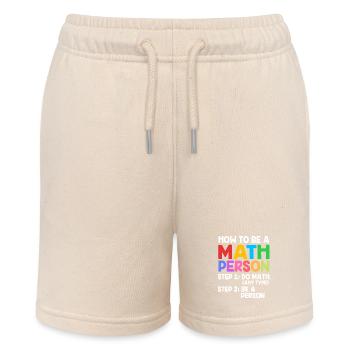 Mathematik - Stanley/Stella Teenager Bio-Joggingshorts MINI BOLTER - Natur - Vorne