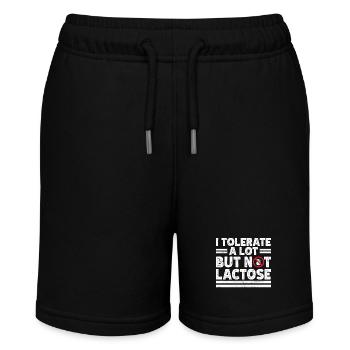 Lactose intolerance Lactose intolerant - Stanley/Stella MINI BOLTER Organic Teen Jogging Shorts - black - Front