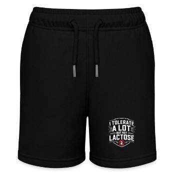Lactose intolerance Lactose intolerant - Stanley/Stella MINI BOLTER Organic Teen Jogging Shorts - black - Front