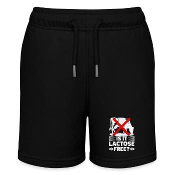 Lactose intolerance Lactose intolerant - Stanley/Stella MINI BOLTER Organic Teen Jogging Shorts - black - Front