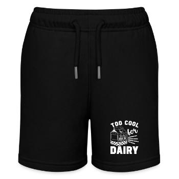 Lactose intolerance Lactose intolerant - Stanley/Stella MINI BOLTER Organic Teen Jogging Shorts - black - Front