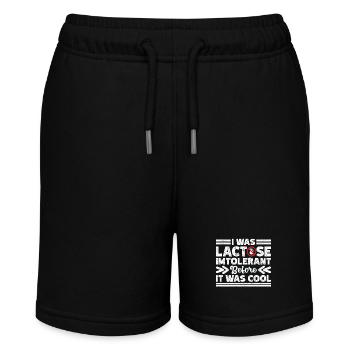Lactose intolerance Lactose intolerant - Stanley/Stella MINI BOLTER Organic Teen Jogging Shorts - black - Front