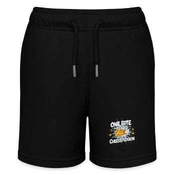 Lactose intolerance Lactose intolerant - Stanley/Stella MINI BOLTER Organic Teen Jogging Shorts - black - Front