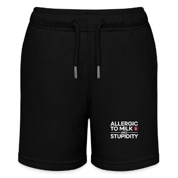 Lactose intolerance Lactose intolerant - Stanley/Stella MINI BOLTER Organic Teen Jogging Shorts - black - Front