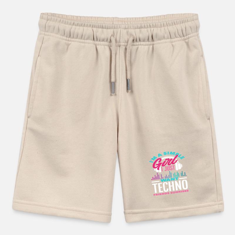 Techno Lover Einfache Mädchen Freunde Stanley/Stella Teenager Bio-Joggingshorts MINI BOLTER