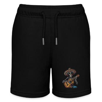 Ukulele Mexikanisches Skelett - Stanley/Stella Teenager Bio-Joggingshorts MINI BOLTER - Schwarz - Vorne