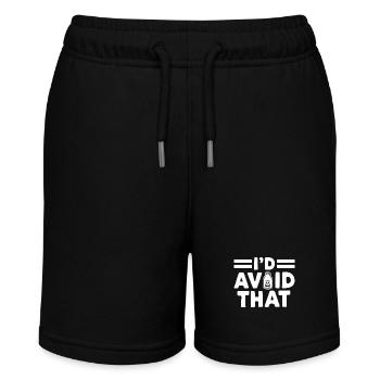 Lactose intolerance Lactose intolerant - Stanley/Stella MINI BOLTER Organic Teen Jogging Shorts - black - Front