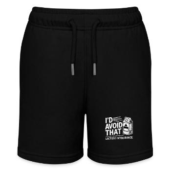 Laktoseintoleranz Laktoseintolerant - Stanley/Stella Teenager Bio-Joggingshorts MINI BOLTER - Schwarz - Vorne