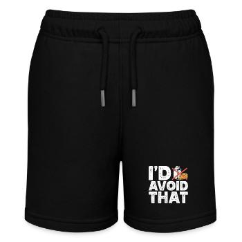 Lactose intolerance Lactose intolerant - Stanley/Stella MINI BOLTER Organic Teen Jogging Shorts - black - Front