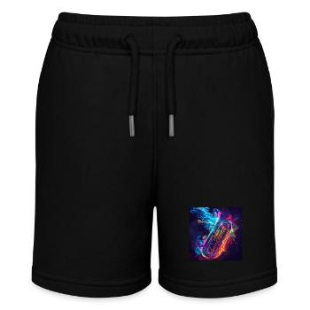 Tuba - Stanley/Stella MINI BOLTER Organic Teen Jogging Shorts - black - Front