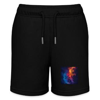 Violine - Stanley/Stella Teenager Bio-Joggingshorts MINI BOLTER - Schwarz - Vorne