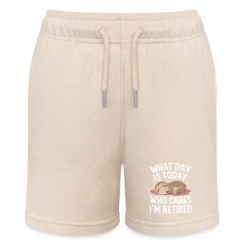 Sloth Sloths Sleeping Lazy - Stanley/Stella MINI BOLTER Organic Teen Jogging Shorts - soft Ecru - Front