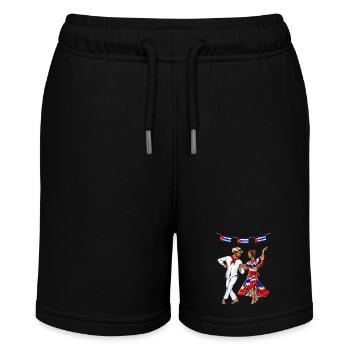 Cuban Traditional Dance - Stanley/Stella MINI BOLTER Organic Teen Jogging Shorts - black - Front
