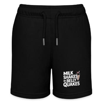 Lactose intolerance Lactose intolerant - Stanley/Stella MINI BOLTER Organic Teen Jogging Shorts - black - Front