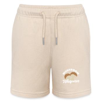 Mushroom Whisperer - For Mushroom Pickers - Stanley/Stella MINI BOLTER Organic Teen Jogging Shorts - soft Ecru - Front