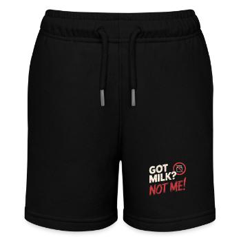 Lactose intolerance Lactose intolerant - Stanley/Stella MINI BOLTER Organic Teen Jogging Shorts - black - Front