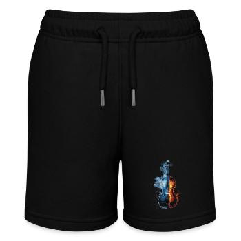 Violine - Stanley/Stella Teenager Bio-Joggingshorts MINI BOLTER - Schwarz - Vorne