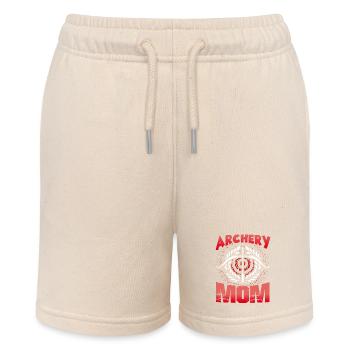 Proud To Be An Archery Mom - Stanley/Stella MINI BOLTER Organic Teen Jogging Shorts - soft Ecru - Front