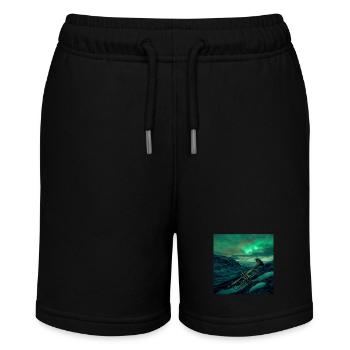 Trompete - Stanley/Stella Teenager Bio-Joggingshorts MINI BOLTER - Schwarz - Vorne