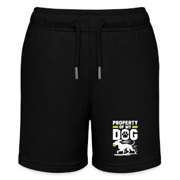 Flyball Hundesport - Stanley/Stella Teenager Bio-Joggingshorts MINI BOLTER - Schwarz - Vorne