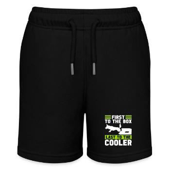 Flyball Hundesport - Stanley/Stella Teenager Bio-Joggingshorts MINI BOLTER - Schwarz - Vorne