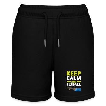 Flyball Dog Sports - Stanley/Stella MINI BOLTER Organic Teen Jogging Shorts - black - Front