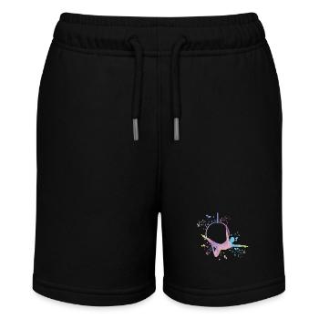 Aerialist Aerial Ring Lyra Air Ring - Stanley/Stella MINI BOLTER Organic Teen Jogging Shorts - black - Front
