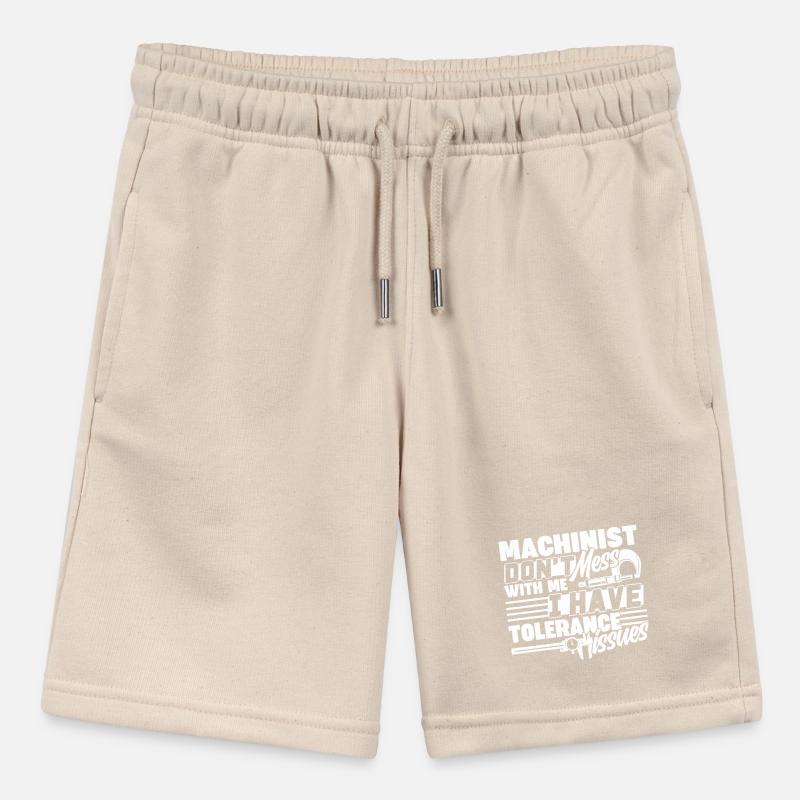 Machinist Don't Mess With Machinist Stanley/Stella MINI BOLTER Organic Teen Jogging Shorts