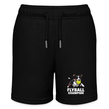 Flyball Dog Sports - Stanley/Stella MINI BOLTER Organic Teen Jogging Shorts - black - Front
