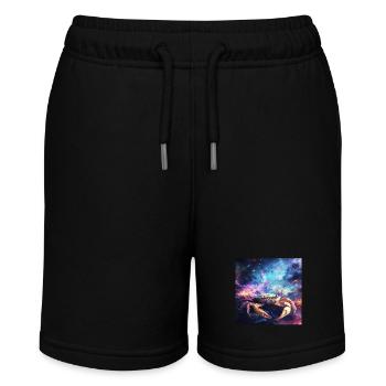 Krabbe - Stanley/Stella Teenager Bio-Joggingshorts MINI BOLTER - Schwarz - Vorne