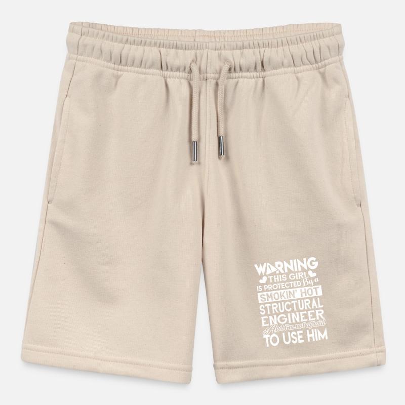 Protected By Hot Structural Engineer Stanley/Stella MINI BOLTER Organic Teen Jogging Shorts